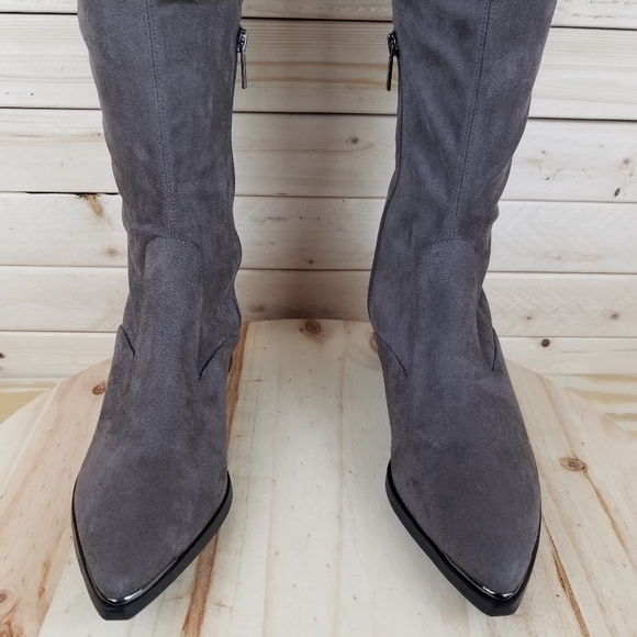 Marc Fisher Ltd Yakira Over the Knee Tall Boots Women's 6 M Pointed Toe Zip NEW - Picture 3 of 12